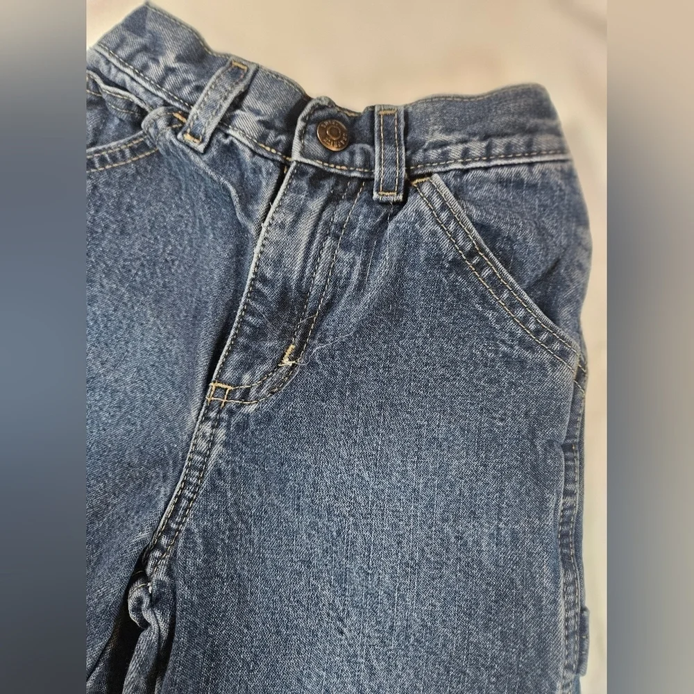 Graphite Jeanswear Boys Blue Long Carpenter Jeans Size 4T